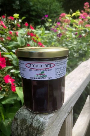 335g Aronia aardbei jam 90% vruchten, suiker-arm