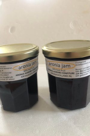 335g. Aronia framboos jam (fruitspread)