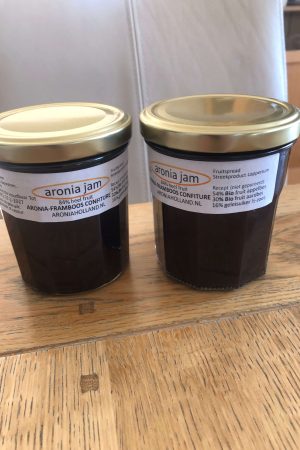 335g. Aronia framboos jam (suikervrij)